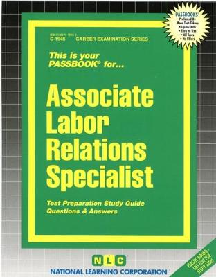 Book cover for Associate Labor Relations Specialist