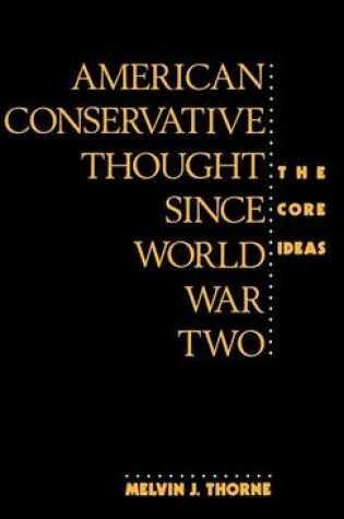 Cover of American Conservative Thought Since World War II