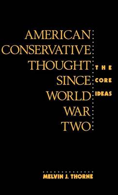 Book cover for American Conservative Thought Since World War II