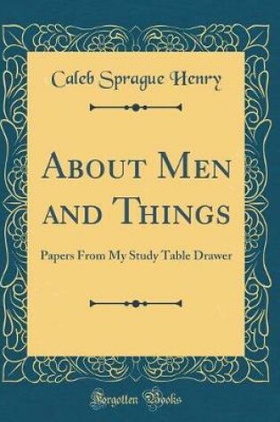 Cover of About Men and Things