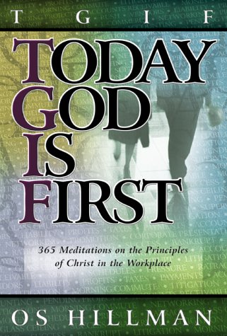 Book cover for Today God is First