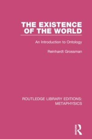 Cover of The Existence of the World