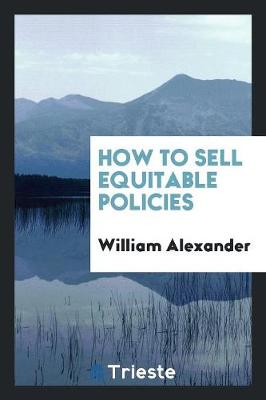 Book cover for How to Sell Equitable Policies