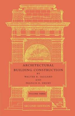 Book cover for Architectural Building Construction: Volume 3