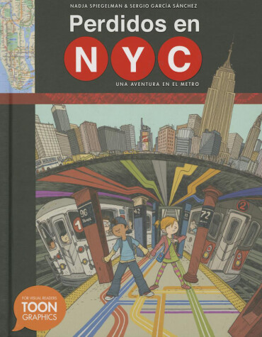 Book cover for Perdidos en NYC: una aventura en el metro