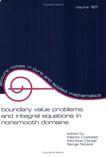 Cover of Boundary Value Problems and Integral Equations in Nonsmooth Domains