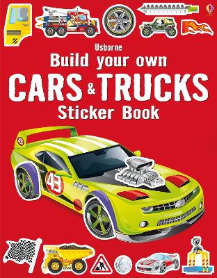 Cover of Build Your Own Cars and Trucks Sticker Book