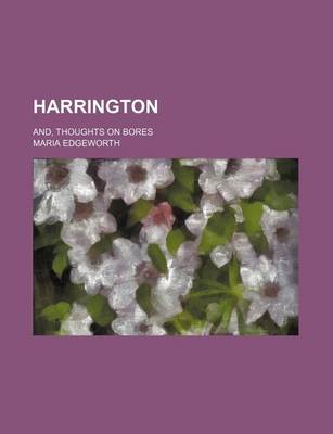 Book cover for Harrington; And, Thoughts on Bores