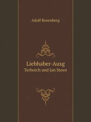 Book cover for Liebhaber-Ausg Terborch und Jan Steen