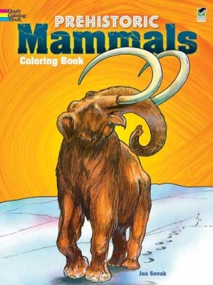 Book cover for Prehistoric Mammals Coloring Book