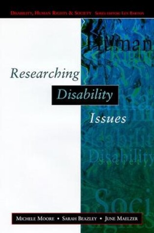 Cover of Researching Disability Issues