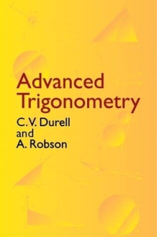 Cover of Advanced Trigonometry