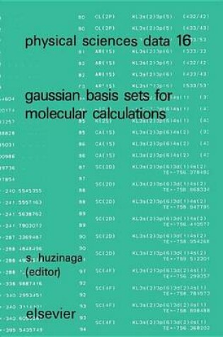 Cover of Gaussian Basis Sets for Molecular Calculations