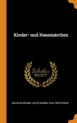 Book cover for Kinder- und Hausmärchen