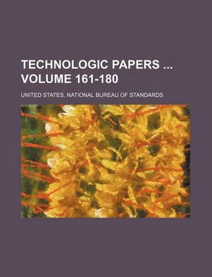 Book cover for Technologic Papers Volume 161-180