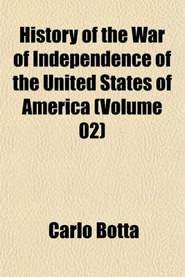 Book cover for History of the War of Independence of the United States of America (Volume 02)