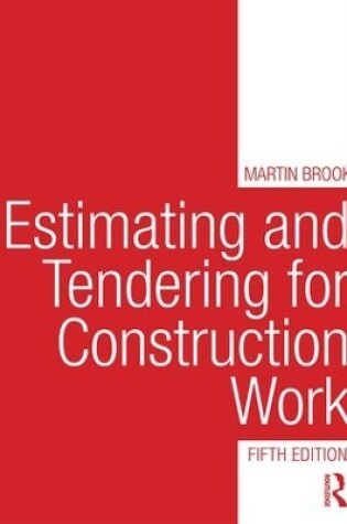 Cover of Estimating and Tendering for Construction Work