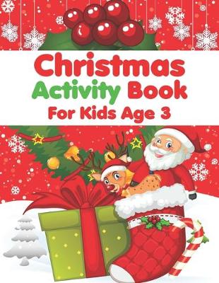 Book cover for Christmas Activity Books For Kids Age 3