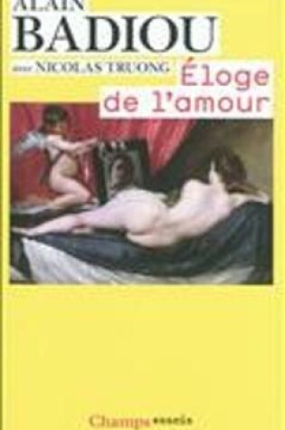 Cover of Eloge De L'Amour