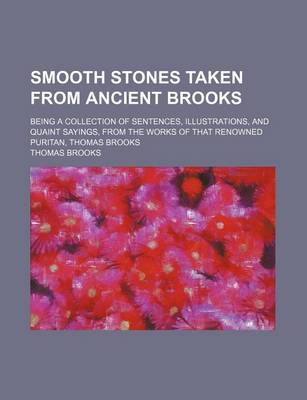 Book cover for Smooth Stones Taken from Ancient Brooks; Being a Collection of Sentences, Illustrations, and Quaint Sayings, from the Works of That Renowned Puritan, Thomas Brooks