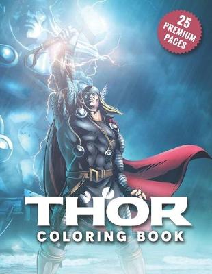 Book cover for Thor Coloring Book