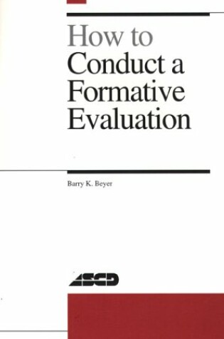 Cover of How to Conduct a Formative Evaluation