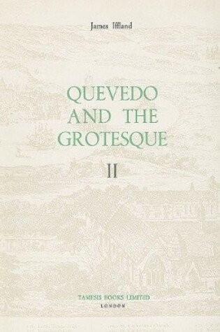 Cover of Quevedo and the Grotesque (II)