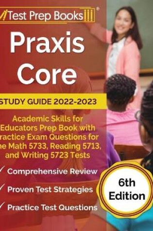 Cover of Praxis Core Study Guide 2022-2023