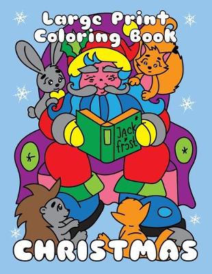Book cover for CHRISTMAS (Large Print Coloring Book)