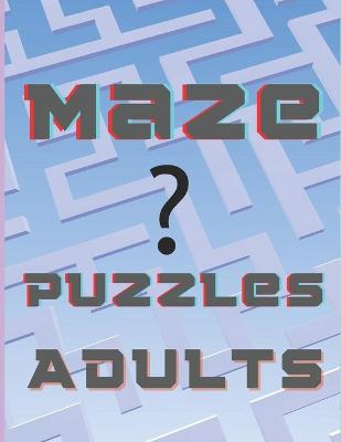 Book cover for Maze puzzles adults