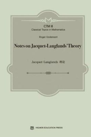 Cover of Notes on Jacquet-Langlands' Theory