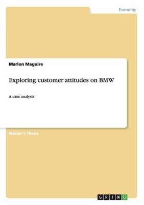 Book cover for Exploring Customer Attitudes on BMW