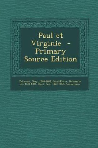 Cover of Paul Et Virginie