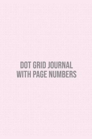 Cover of Dot Grid Journal with Page Numbers