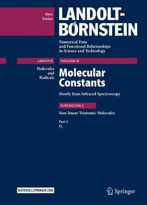 Cover of Molecular Constants Mostly from Infrared Spectroscopy