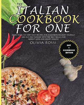 Book cover for The Italian Cookbook for One