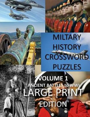 Book cover for Military Crosswords Large Print Edition