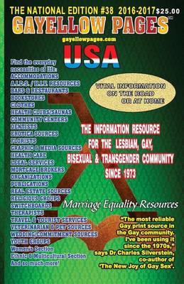 Cover of Gayellow Pages USA 2016-2017