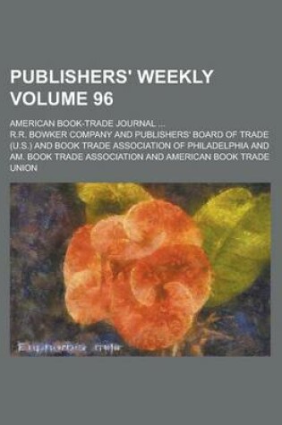 Cover of Publishers' Weekly; American Book-Trade Journal ... Volume 96