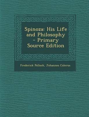 Book cover for Spinoza