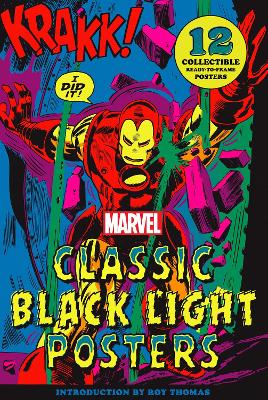 Book cover for Marvel Classic Black Light Collectible Poster Portfolio