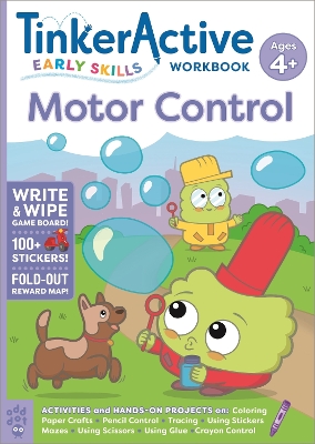 Book cover for TinkerActive Early Skills Motor Control Workbook Ages 4+