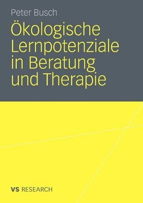 Book cover for Ökologische Lernpotenziale in Beratung und Therapie