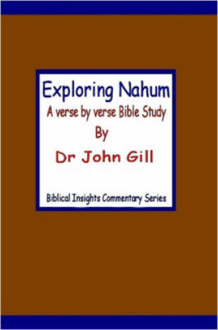 Cover of Exploring Nahum