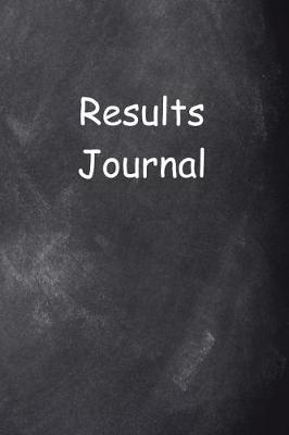 Cover of Results Journal Chalkboard Design