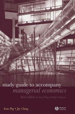 Cover of Study Guide to Accompany Managerial Economics