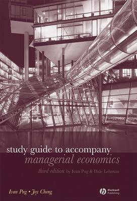 Book cover for Study Guide to Accompany Managerial Economics