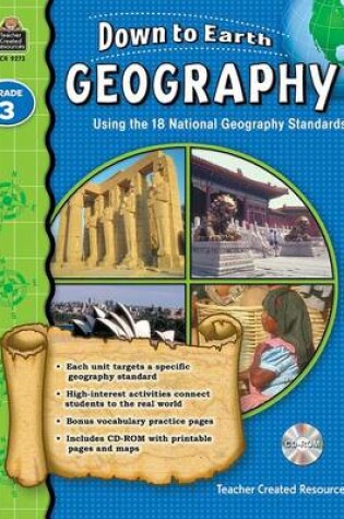 Cover of Down to Earth Geography, Grade 3