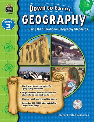 Book cover for Down to Earth Geography, Grade 3