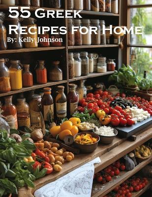 Book cover for 55 Greek Recipes for Home